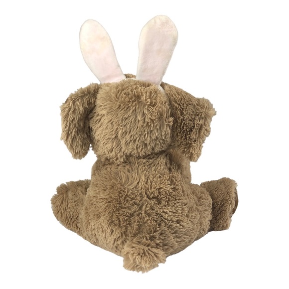 Russell Stover Toy Plush Coco 13” Bunny Ear Embroidered Paws Logo Stuffed Animal - Picture 2 of 6